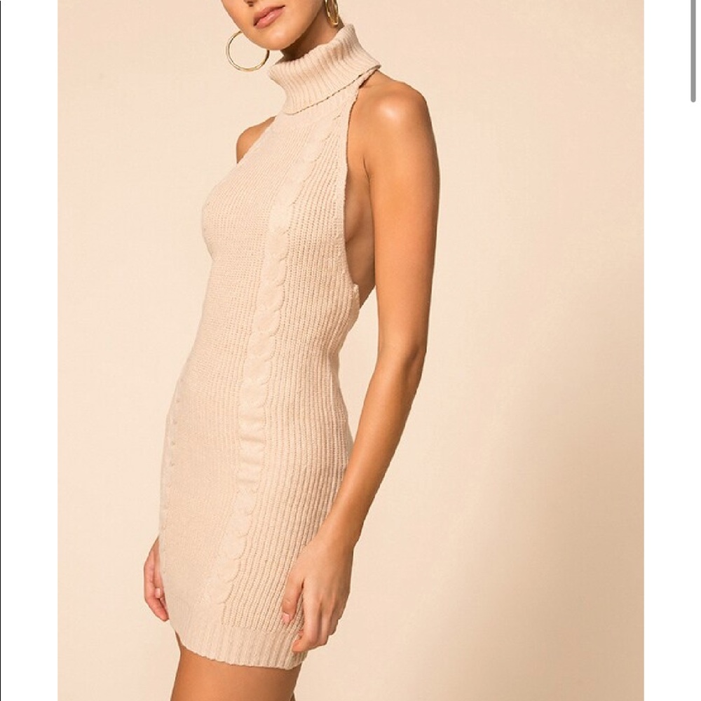 NWT superdown julian turtleneck sweater dress